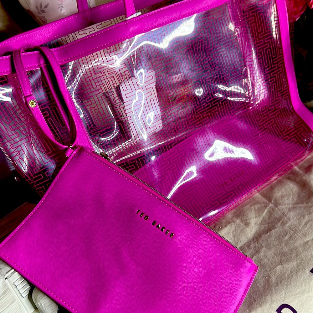 Ted Baker Tote!  With zipper pouch included! NWT